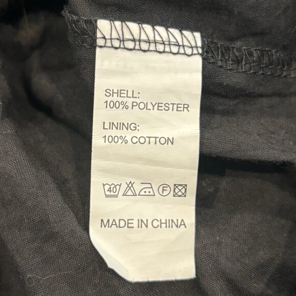 Alelly Floral Tiered Mini Skirt M Black Ruffle Boho Cottagecore - Picture 3 of 4